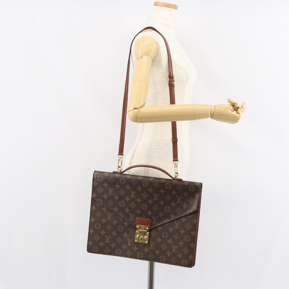 LOUIS VUITTON Monogram Porte Documents Bandouliere Bag M53338 LV Auth ep12567