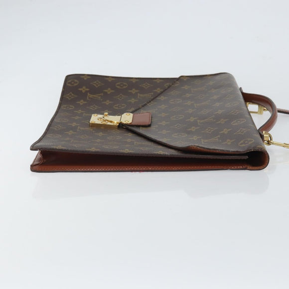 LOUIS VUITTON Monogram Porte Documents Bandouliere Bag M53338 LV Auth ep12567