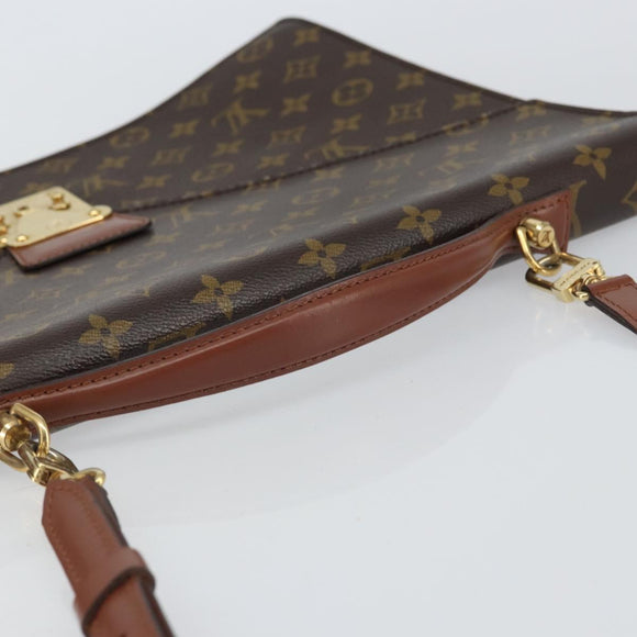 LOUIS VUITTON Monogram Porte Documents Bandouliere Bag M53338 LV Auth ep12567