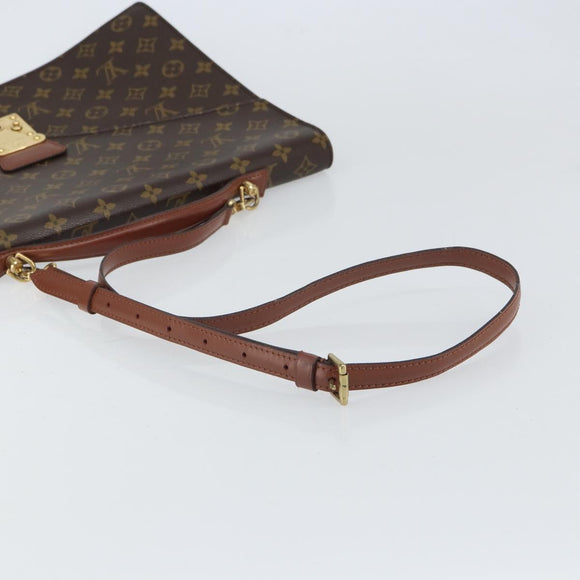 LOUIS VUITTON Monogram Porte Documents Bandouliere Bag M53338 LV Auth ep12567