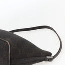 GUCCI GG Canvas Accessory Pouch Dark Brown Silver 07198 Auth ep12569-8