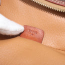 CELINE Macadam Canvas Hand Bag PVC Leather 2way Brown Gold Auth ep12572-12