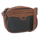 GUCCI Micro GG Supreme Shoulder Bag PVC Leather Black Auth ep12573-1