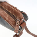 GUCCI Micro GG Supreme Shoulder Bag PVC Leather Black Auth ep12573-10