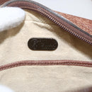 GUCCI Micro GG Supreme Shoulder Bag PVC Leather Black Auth ep12573-17