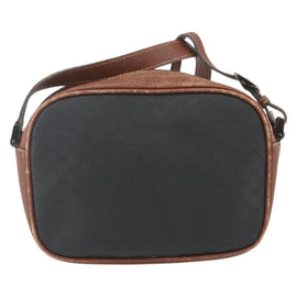 GUCCI Micro GG Supreme Shoulder Bag PVC Leather Black Auth ep12573 - 0