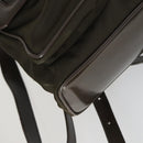 GUCCI Bamboo Backpack Nylon Dark Brown Silver 003 2058 0016 5 Auth ep12574-17