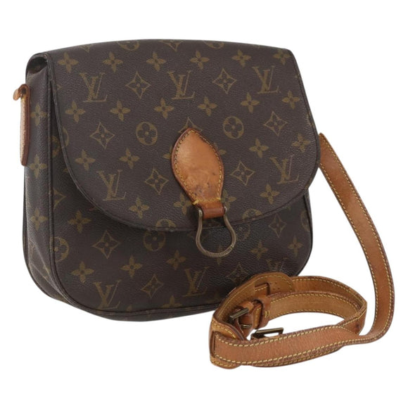 LOUIS VUITTON Monogram Saint Cloud GM Shoulder Bag M51242 LV Auth ep12575
