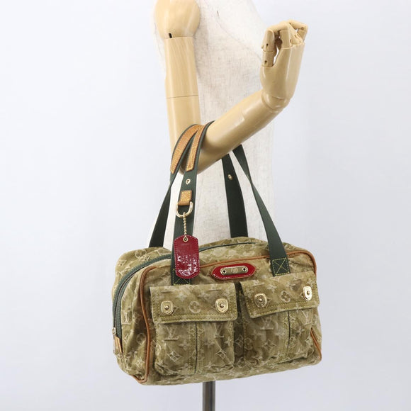 LOUIS VUITTON Monogram Morafrage jasmine Shoulder Bag Khaki M95772 Auth ep12579