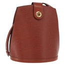 LOUIS VUITTON Epi Cluny Shoulder Bag Brown M52253 LV Auth ep12580-1