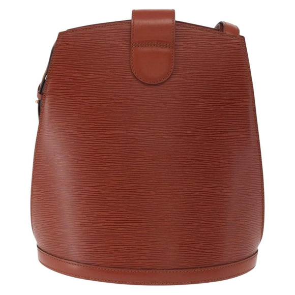 LOUIS VUITTON Epi Cluny Shoulder Bag Brown M52253 LV Auth ep12580