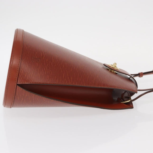 LOUIS VUITTON Epi Cluny Shoulder Bag Brown M52253 LV Auth ep12580