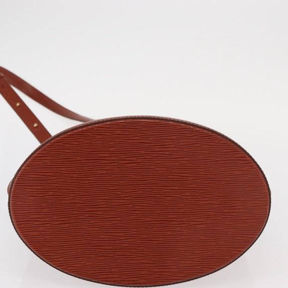 LOUIS VUITTON Epi Cluny Shoulder Bag Brown M52253 LV Auth ep12580