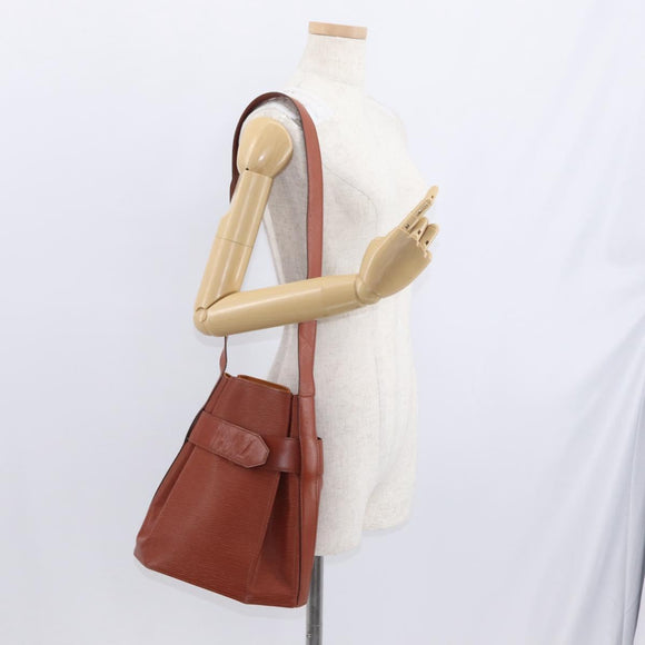 LOUIS VUITTON Epi Sac de Paul PM Shoulder Bag Brown M80203 LV Auth ep12581