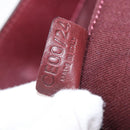 CELINE Boogie bag Hand Bag Leather Brown Silver Auth ep12584-25