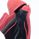 GUCCI Shoulder Bag Suede Bordeaux Gold Auth ep12588-17