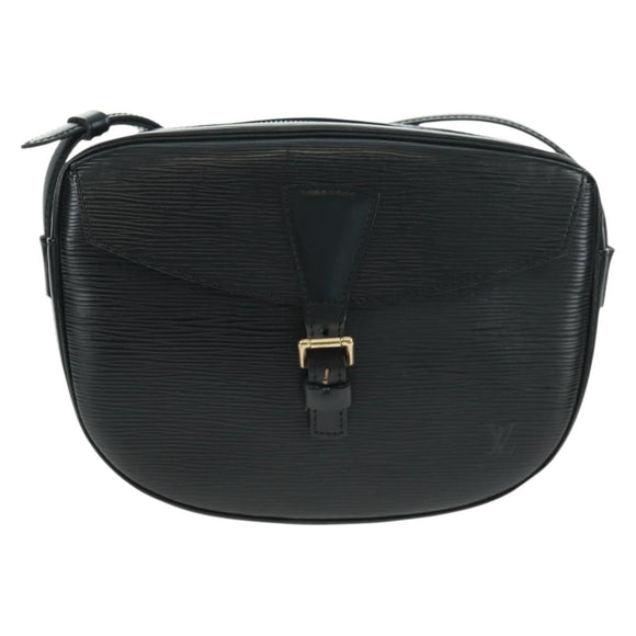 LOUIS VUITTON Epi Jeune Fille MM Shoulder Bag Black M52152 LV Auth ep12589