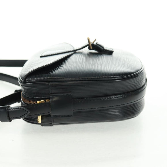 LOUIS VUITTON Epi Jeune Fille MM Shoulder Bag Black M52152 LV Auth ep12589