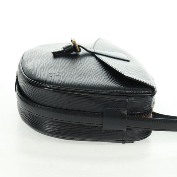 LOUIS VUITTON Epi Jeune Fille MM Shoulder Bag Black M52152 LV Auth ep12589