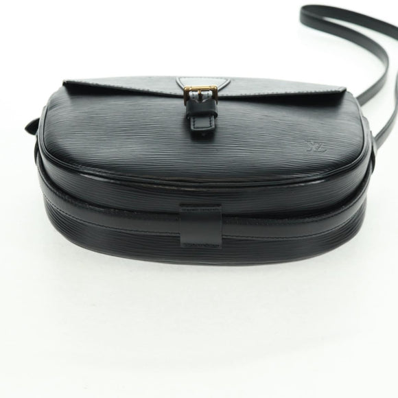 LOUIS VUITTON Epi Jeune Fille MM Shoulder Bag Black M52152 LV Auth ep12589