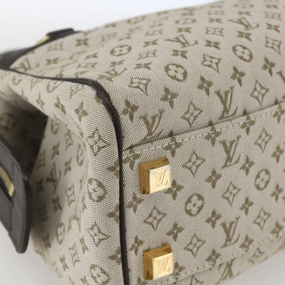 LOUIS VUITTON Monogram Mini Josephine PM Hand Bag Khaki M92215 LV Auth ep12592