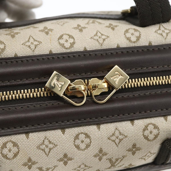 LOUIS VUITTON Monogram Mini Josephine PM Hand Bag Khaki M92215 LV Auth ep12592