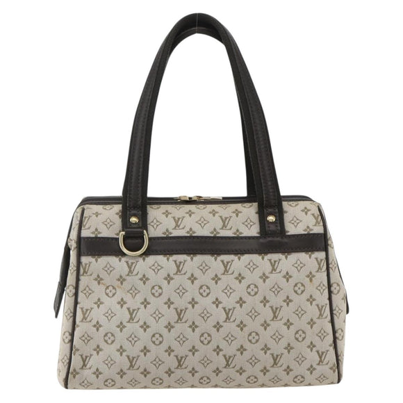 LOUIS VUITTON Monogram Mini Josephine PM Hand Bag Khaki M92215 LV Auth ep12592