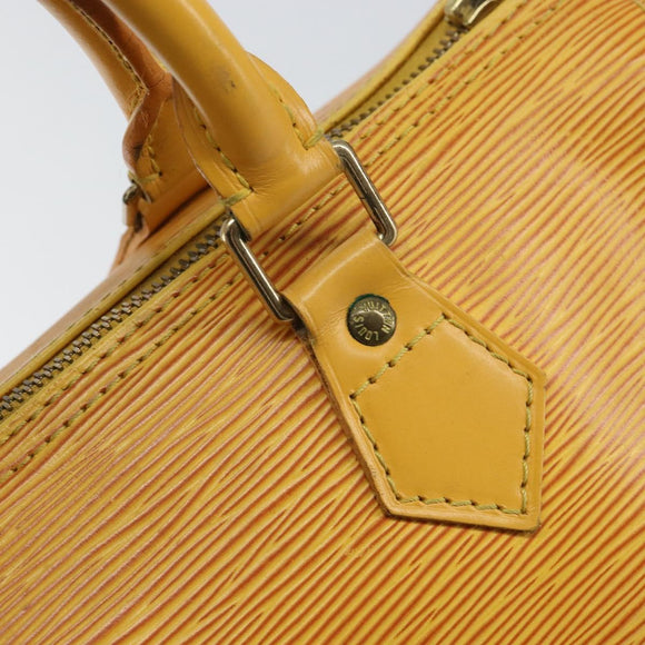 LOUIS VUITTON Epi Speedy 25 Hand Bag Tassili Yellow M43019 LV Auth ep12594