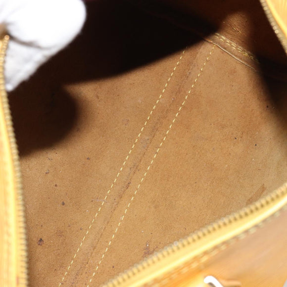 LOUIS VUITTON Epi Speedy 25 Hand Bag Tassili Yellow M43019 LV Auth ep12594