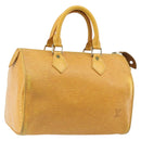 LOUIS VUITTON Epi Speedy 25 Hand Bag Tassili Yellow M43019 LV Auth ep12594-1