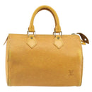 LOUIS VUITTON Epi Speedy 25 Hand Bag Tassili Yellow M43019 LV Auth ep12594-13