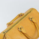 LOUIS VUITTON Epi Speedy 25 Hand Bag Tassili Yellow M43019 LV Auth ep12594-6