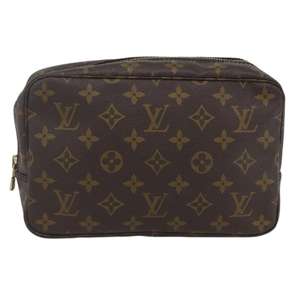 LOUIS VUITTON Monogram Trousse Toilette 23 Clutch Bag M47524 LV Auth ep12598