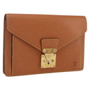 LOUIS VUITTON Epi Serie Dragonne Hand Bag Beige LV Auth ep12601-1