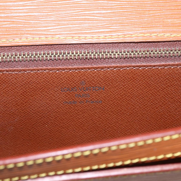 LOUIS VUITTON Epi Serie Dragonne Hand Bag Beige LV Auth ep12601