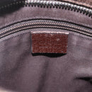 GUCCI GG Canvas Shoulder Bag Beige Silver 122793 Auth ep12602-17