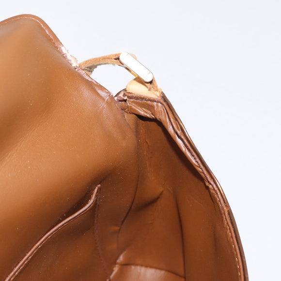 LOUIS VUITTON Monogram Vernis Thompson Street Bag Bronze M91124 LV Auth ep12604