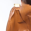 LOUIS VUITTON Monogram Vernis Thompson Street Bag Bronze M91124 LV Auth ep12604-22