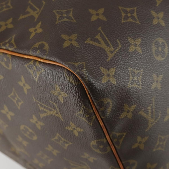 LOUIS VUITTON Monogram Keepall 55 Boston Bag M41424 LV Auth ep12605