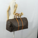 LOUIS VUITTON Monogram Keepall 55 Boston Bag M41424 LV Auth ep12605-21