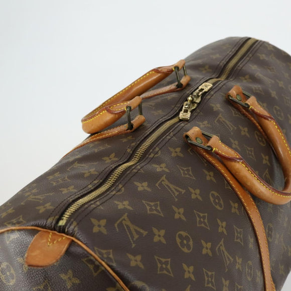 LOUIS VUITTON Monogram Keepall 55 Boston Bag M41424 LV Auth ep12605