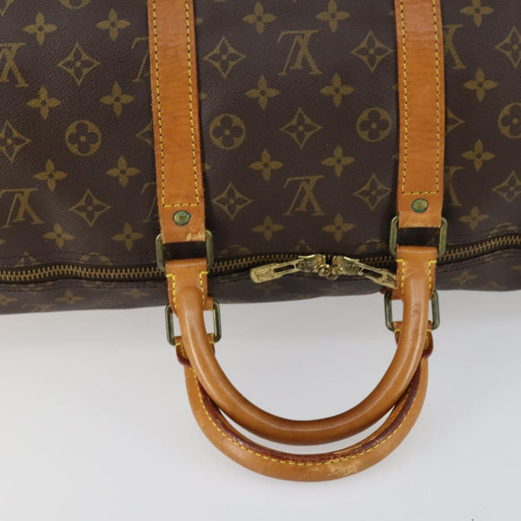 LOUIS VUITTON Monogram Keepall 55 Boston Bag M41424 LV Auth ep12605