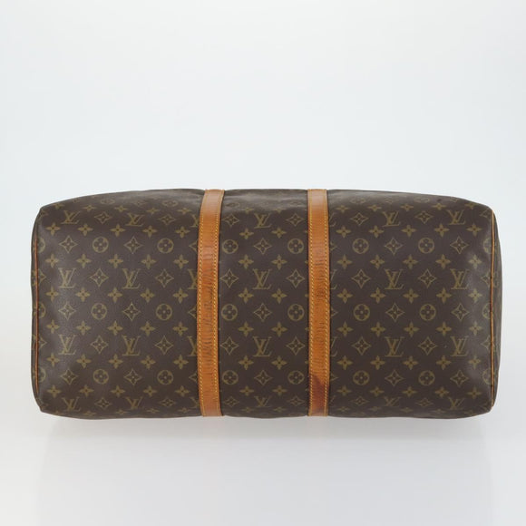 LOUIS VUITTON Monogram Keepall 55 Boston Bag M41424 LV Auth ep12605