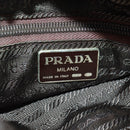 PRADA Chain Shoulder Bag Suede Brown Gold Auth ep12610-23