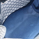 GUCCI GG Supreme Tote Bag PVC Navy Gold 40 02 998 Auth ep12611-10