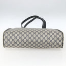 GUCCI GG Supreme Tote Bag PVC Navy Gold 40 02 998 Auth ep12611-5
