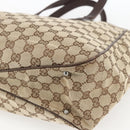 GUCCI GG Canvas Hand Bag Beige Brown 113017 Auth ep12612-12