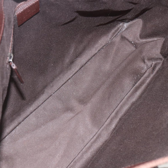 GUCCI GG Canvas Hand Bag Beige Brown 113017 Auth ep12612