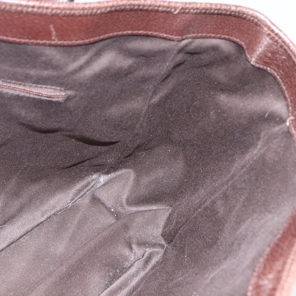 GUCCI GG Canvas Hand Bag Beige Brown 113017 Auth ep12612