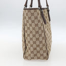 GUCCI GG Canvas Hand Bag Beige Brown 113017 Auth ep12612-5